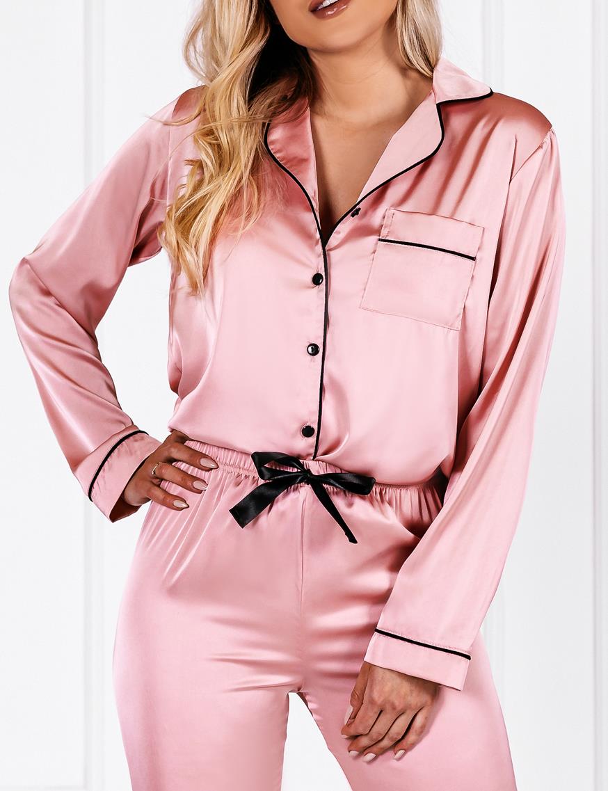 Piżama Classic Look Pink-8